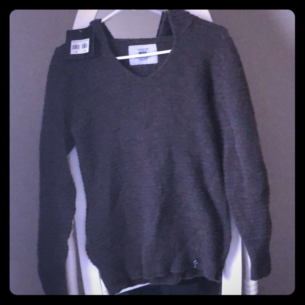 La sportive hoodie sweater in grey NWT small